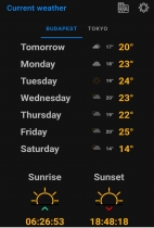 Android WeatherApp Source Code Screenshot 2