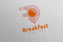 Breakfast Fast Food Delivery Logo Screenshot 4