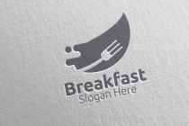 Breakfast Fast Food Delivery Logo Screenshot 3