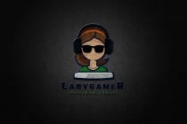 Lady Gamer Logo Screenshot 1