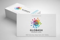 Global Colorful Splash Logo Screenshot 1