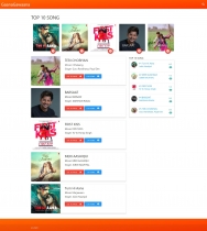 GaanaGawaana - Music Platform PHP Script Screenshot 1