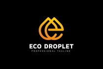 Eco Droplet E Letter Logo Screenshot 3