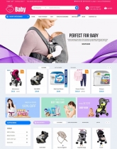 Baby Kids And Toys PrestaShop Template Screenshot 1