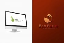 Eco Chicken Farm Logo Template Screenshot 2