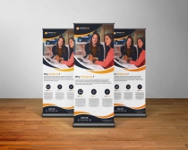 Professional Corporate Roll Up Banner Template Screenshot 1