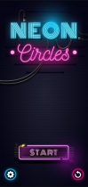 Neon Circles - Unity Source Code Screenshot 1