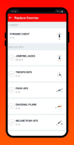 Arm Workout - Android App Source Code Screenshot 2