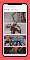 Women Fitness - Android App Source Code Screenshot 3