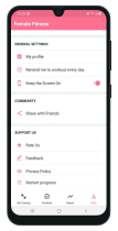 Female Fitness - Android App Source Code Screenshot 11