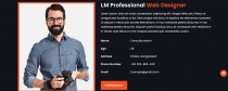 Tareq Personal Portfolio Bootstrap4 Template Screenshot 2