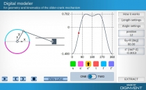 Slider Crank Digital Modeler  Screenshot 1