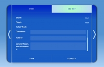 Responsive Calendar For Telework JavaScript Screenshot 3