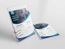 Bluish Creative Corporate Agency Flyer Template Screenshot 3