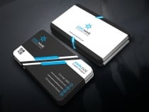 Business Card Template With Vector & PSD Forma Screenshot 1