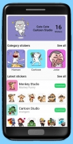 Flutter Whatsapp Stickers with Admin Panel Screenshot 1