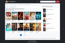 PHP Movie CMS - Download Portal Screenshot 2