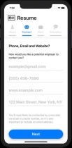 Resume Builder - SwiftUI source code Screenshot 2