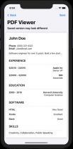 Resume Builder - SwiftUI source code Screenshot 3