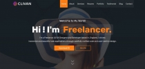 Clivan - Personal Portfolio Html Template Screenshot 3