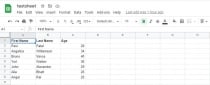 Google Sheets To JSON Screenshot 1