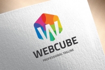 Letter W - Web Cube Logo Screenshot 2