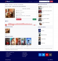 Music PHP Script - Songs Portal Screenshot 5