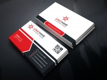 Corporate Business Card Template With Vector Screenshot 3