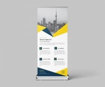 Business Agency Roll Up Banner Standee Template Screenshot 1