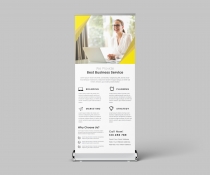 Modern Corporate Business Roll Up Standee Template Screenshot 1