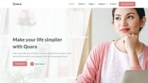 Quara - Bootstrap 5 Landing page Template Screenshot 1