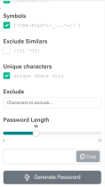 Secure Password Generator PHP Script Screenshot 7