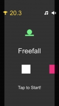 Free Fall - 2D Game template for Unity Screenshot 1