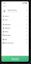 Void Chat App - Full UI Kit - Figma Screenshot 1