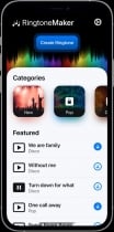 Ringtone Maker - SwiftUI MP3 Cutter Ringtone Screenshot 1