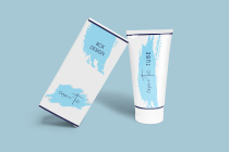 Cosmetic Tube with Box Mockup Screenshot 1