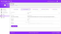 My Single Live TV Android App with Admin Panel Screenshot 2