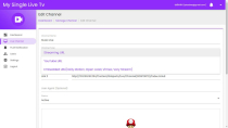 My Single Live TV Android App with Admin Panel Screenshot 9
