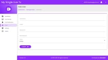 My Single Live TV Android App with Admin Panel Screenshot 13