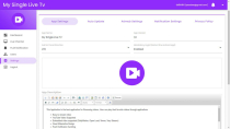 My Single Live TV Android App with Admin Panel Screenshot 15