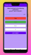 Python Quiz - Android Quiz App Using Kotlin Screenshot 2