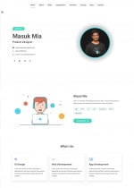 Maxpro Responsive Portfolio HTML5 Template Screenshot 5