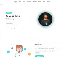 Maxpro Responsive Portfolio HTML5 Template Screenshot 15