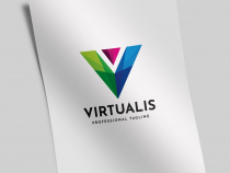 Virtualis Letter V Logo Screenshot 1