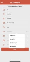 Cleaning Services Booking App - Ionic With Backend Screenshot 8