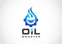 Automotive Monster Gear Oil and Gas Logo Design Screenshot 1