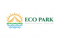 The Tent Eco Park Outdoor Logo Design Screenshot 2