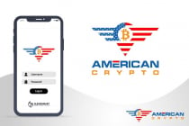 American Bitcoin Crypto Logo Design Screenshot 4