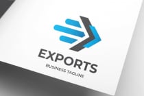 Letter E - Business Exports Logo Design Screenshot 3