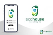 Eco Housing Landscaping Gardening Logo Design Screenshot 5